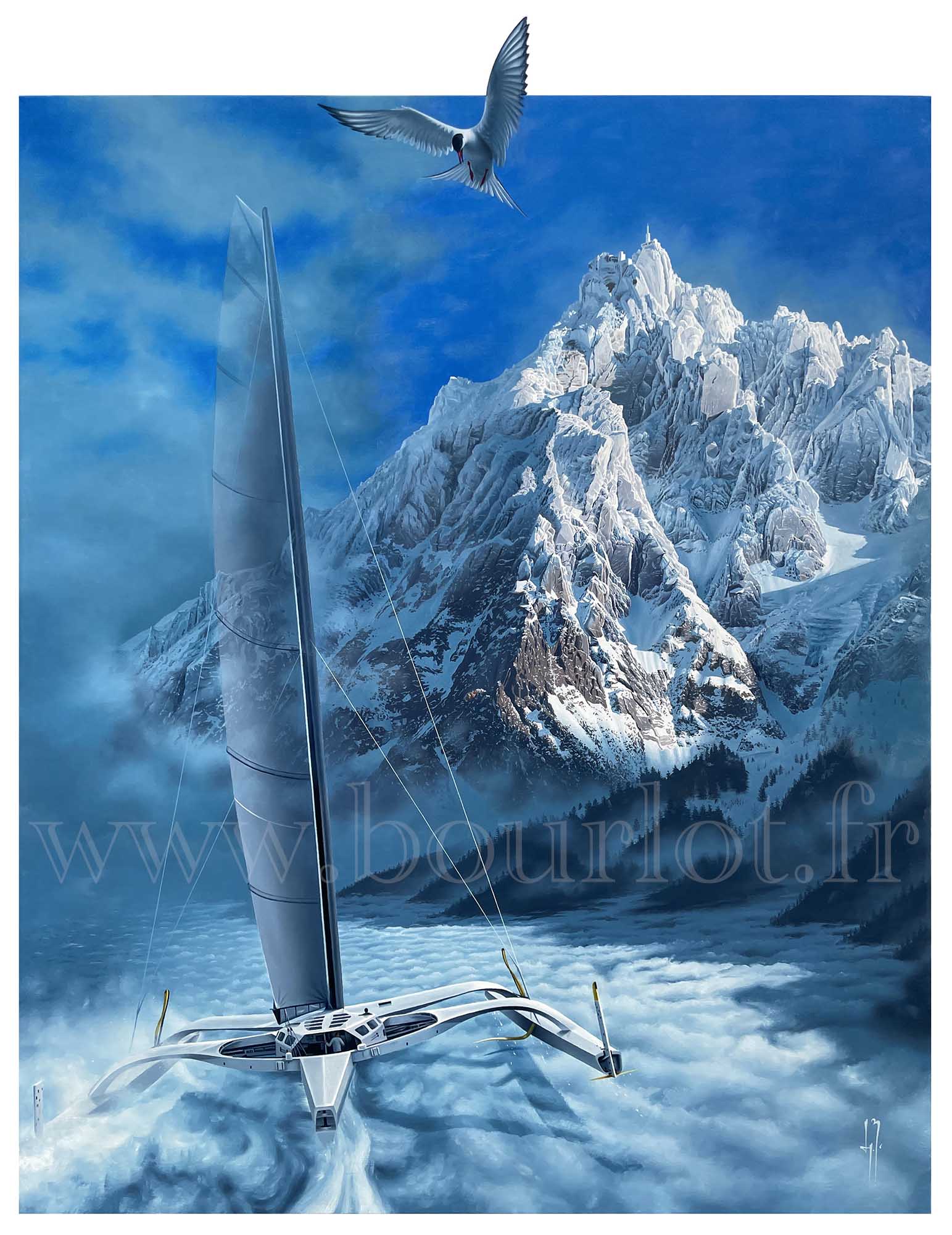 Jolie brise &agrave; l'Aiguille du Midi